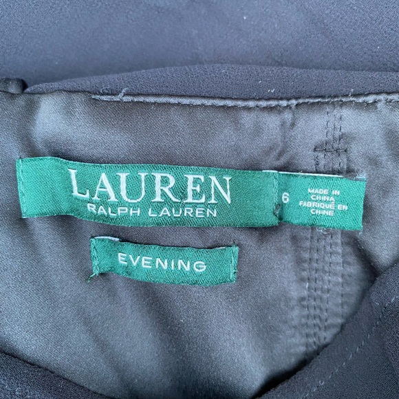 Ralph Lauren evening gown. Black size 6 - Picture 3 of 6